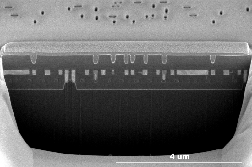 Изображения анализа СЭМ - IC Chip