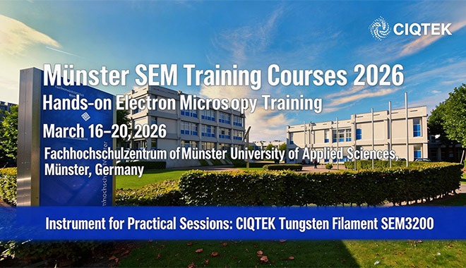 CIQTEK SEM Joins Münster Electron Microscopy Training Courses 2026 in Germany