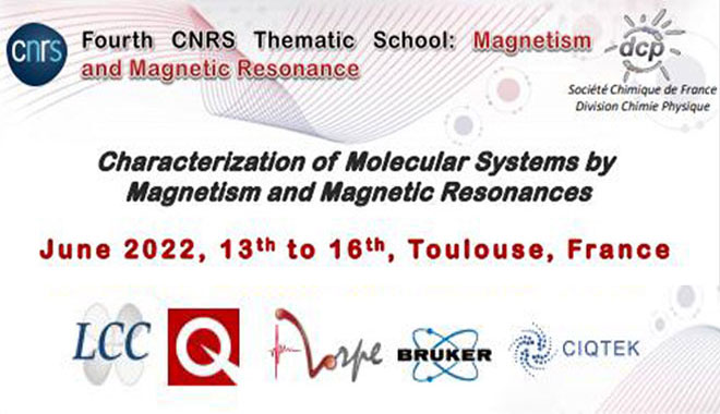 CIQTEK выступит спонсором Тематической школы CNRS 2022 (Магнетизм и магнитные резонансы) в Тулузе, Франция