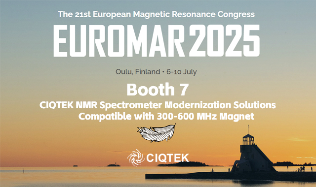 CIQTEK на 21-м Европейском конгрессе по магнитному резонансу EUROMAR 2025, стенд № 7