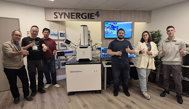 CIQTEK FESEM SEM4000Pro установлен в выставочном зале SYNERGIE4 — новый шаг в Европе